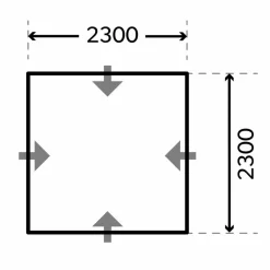 Dometic HUB 2 REDUX - Pavillon^ Strandmuscheln