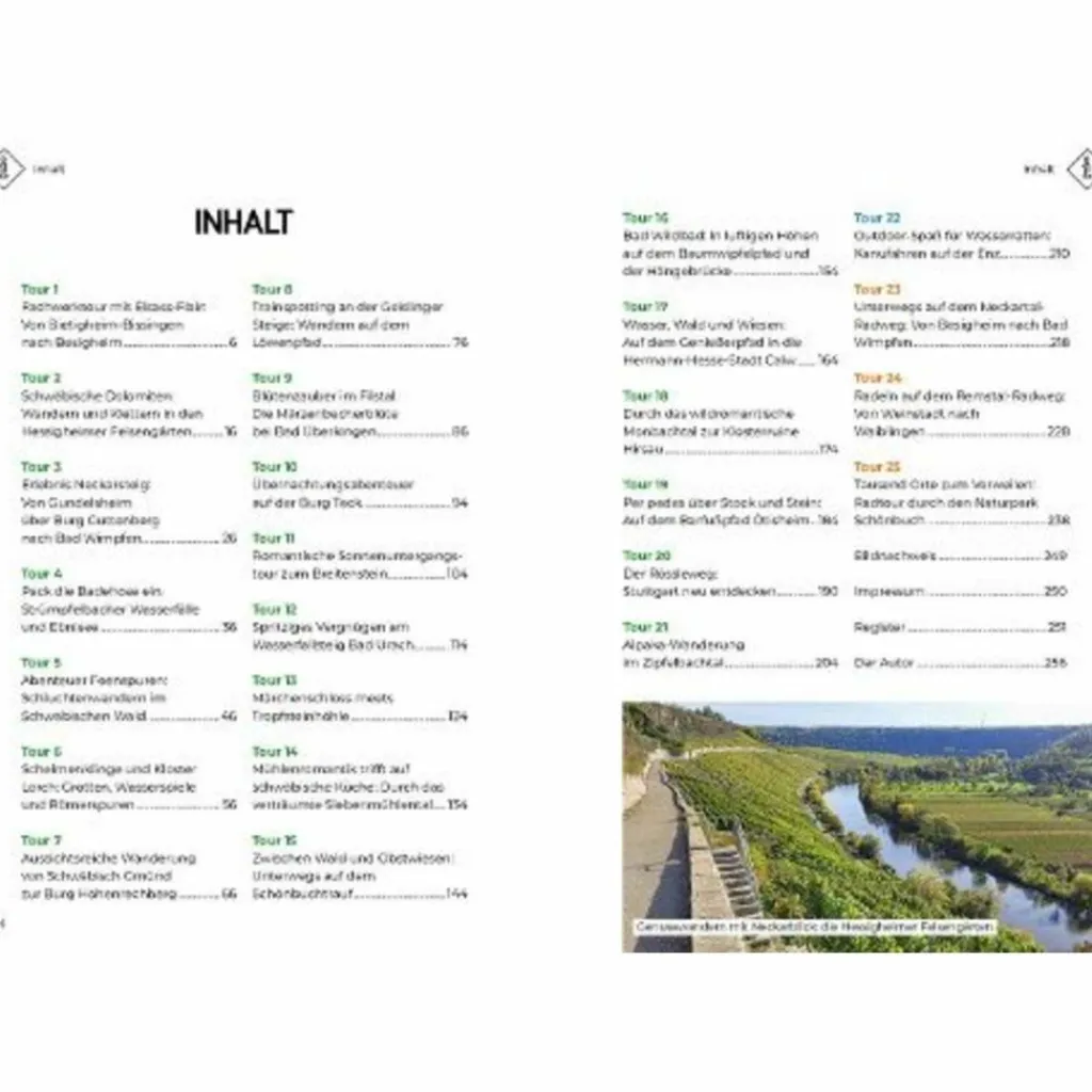 Wanderführer*DRAUßEN RUND UM STUTTGART - Wanderführer