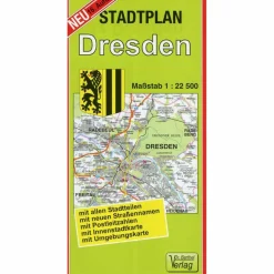 DRESDEN 1 : 22 500. BARTHEL STADTPLAN - Stadtplan^ Stadtpläne