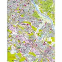 DRESDEN 1 : 22 500. BARTHEL STADTPLAN - Stadtplan^ Stadtpläne
