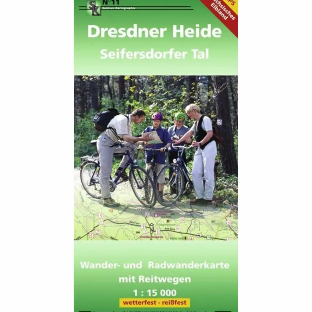 Wanderkarten Und Winterkarten|Wanderkarten Und Winterkarten*DRESDNER HEIDE - Wanderkarte