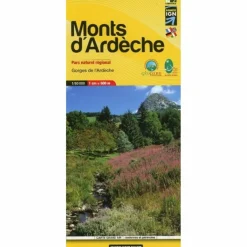 ED. LIBRIS 11 MONTS D'ARDÈCHE 1:60T^ Wanderkarten Und Winterkarten|Wanderkarten Und Winterkarten