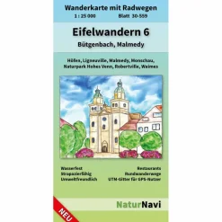 EIFELWANDERN 6 - BÜTGENBACH, MALMEDY - Wanderkarte^ Wanderkarten Und Winterkarten|Wanderkarten Und Winterkarten