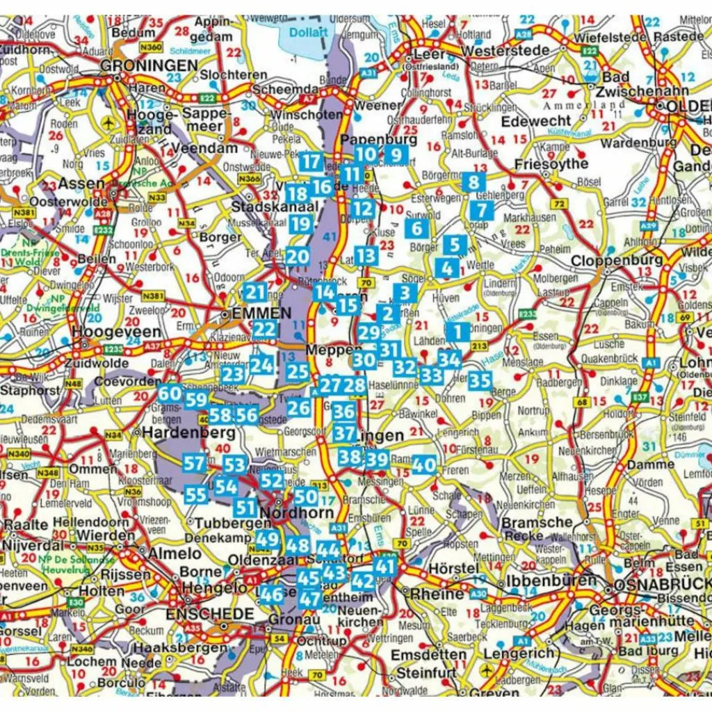 Wanderführer*EMSLAND - GRAFSCHAFT BENTHEIM - Wanderführer