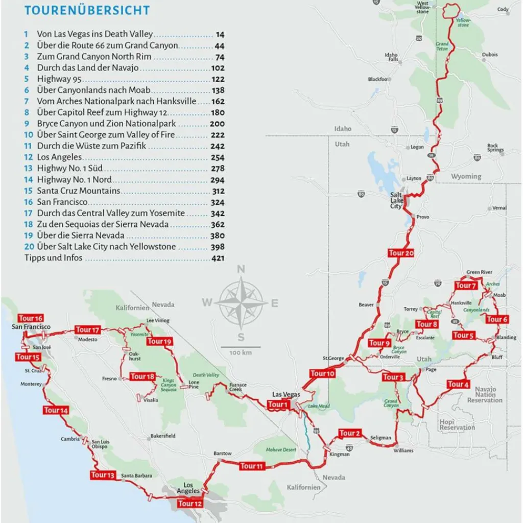 ENTDECKERTOUREN MIT DEM WOHNMOBIL USA - Reiseführer^ Wohnmobilreiseführer