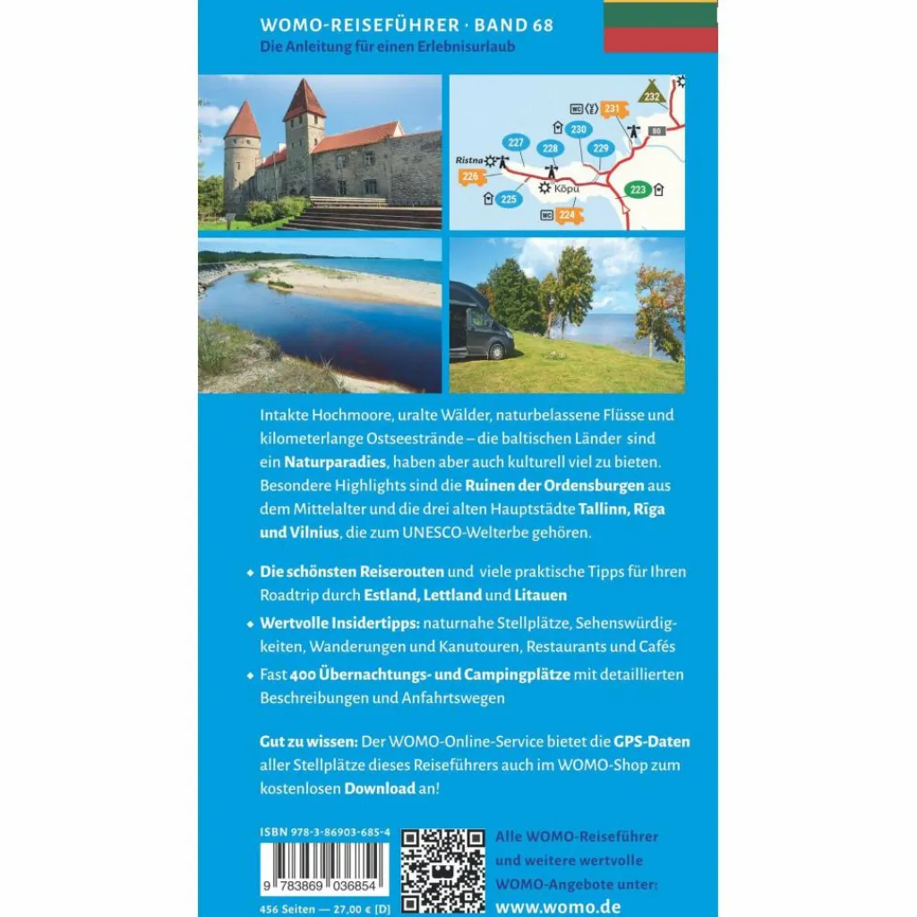 Wohnmobilreiseführer*ENTDECKERTOUREN MIT DEM WOHNMOBIL BALTIKUM - Reiseführer