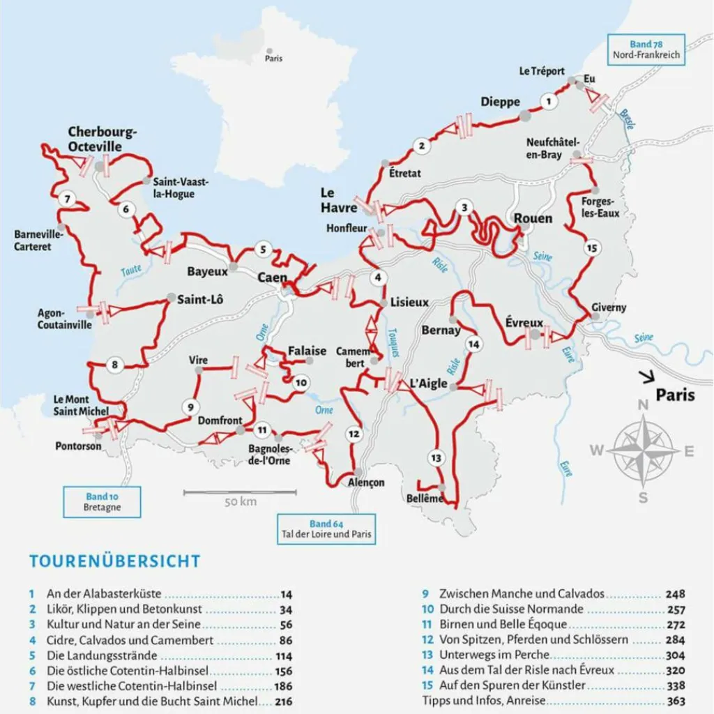 ENTDECKERTOUREN MIT DEM WOHNMOBIL NORMANDIE - Reiseführer^ Wohnmobilreiseführer