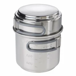 Esbit Campingkocher*SPIRITUS-KOCHSET, 985ML, TOPF AUS EDELSTAHL - Spirituskocher