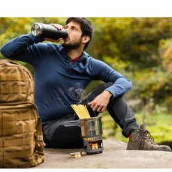 Esbit Campingkocher*SPIRITUS-KOCHSET, 985ML, TOPF AUS EDELSTAHL - Spirituskocher