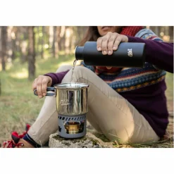 Esbit Campingkocher*SPIRITUS-KOCHSET, 985ML, TOPF AUS EDELSTAHL - Spirituskocher