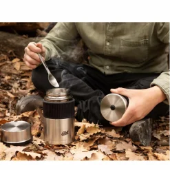 Esbit TITAN BESTECK-SET, 3 TEILIG, MIT SILIKON-MANSCHETTE - Campingbesteck^ Campingtöpfe Und Campinggeschirr