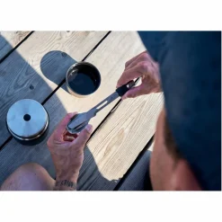 Esbit TITAN BESTECK-SET, 3 TEILIG, MIT SILIKON-MANSCHETTE - Campingbesteck^ Campingtöpfe Und Campinggeschirr