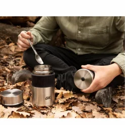 Esbit TITAN BESTECK-SET, 3 TEILIG, MIT SILIKON-MANSCHETTE - Campingbesteck^ Campingtöpfe Und Campinggeschirr