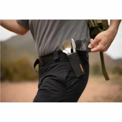 Esbit TITAN BESTECK-SET, 3 TEILIG, MIT KARABINER UND TASCHE - Campinggeschirr^ Campingtöpfe Und Campinggeschirr