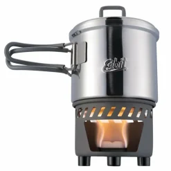 Esbit Campingkocher*TROCKENBRENNSTOFF-KOCHSET, 585ML, TOPF AUS