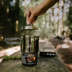 Esbit Campingkocher*TROCKENBRENNSTOFF-KOCHSET, 585ML, TOPF AUS