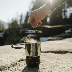 Esbit Campingkocher*TROCKENBRENNSTOFF-KOCHSET, 585ML, TOPF AUS