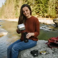 Esbit Campingkocher*TROCKENBRENNSTOFF-KOCHSET, 585ML, TOPF AUS