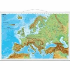 EUROPA, PHYSISCH 1 : 7 500 000. WANDKART - Poster^ Wandkarten Und Poster