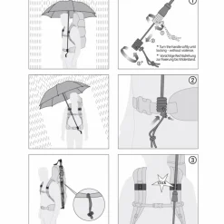 Euroschirm SWING HANDSFREE - Regenschirm^ Regenschirme