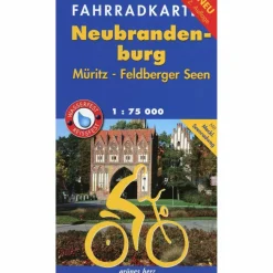 Fahrradkarten|Fahrradkarten*FAHRRADKARTE NEUBRANDENBURG, MÜRITZ, FELDBERGER SEEN - Fahrradkarte