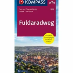 Fahrradkarten|Fahrradkarten*FAHRRAD-TOURENKARTE FULDARADWEG 1:50 000 - Fahrradkarte