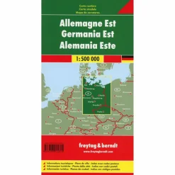 F+B DEUTSCHLAND OST 1:500.000 AUTOKARTE - Straßenkarte^ Straßenkarten|Straßenkarten