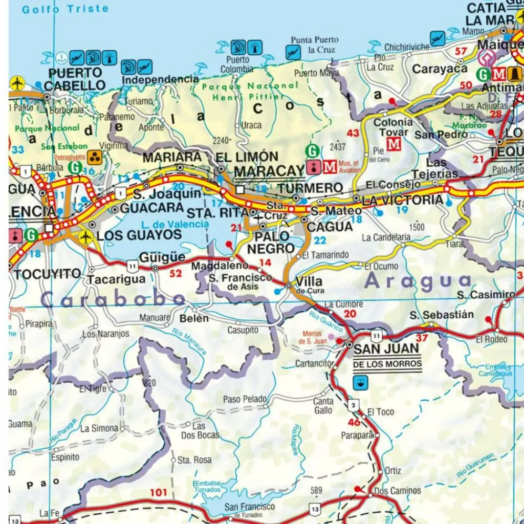 Straßenkarten|Straßenkarten*F&B KOLUMBIEN 1:1 MIO. - Straßenkarte
