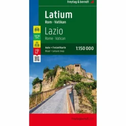 F&B LATIUM - ROM - VATIKAN 1 : 150 000 - Straßenkarte^ Straßenkarten|Straßenkarten