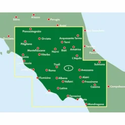 F&B LATIUM - ROM - VATIKAN 1 : 150 000 - Straßenkarte^ Straßenkarten|Straßenkarten