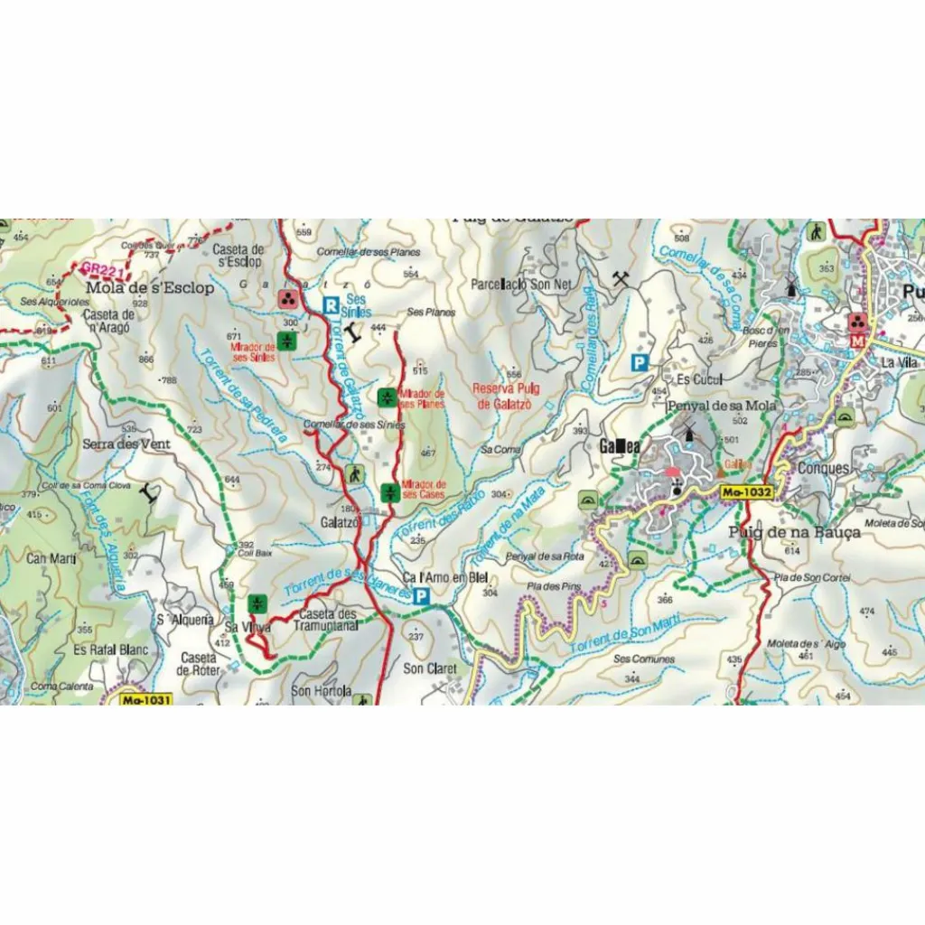 Fahrradkarten|Wanderkarten Und Winterkarten*F+B MALLORCA - TRAMUNTANA - Wanderkarte