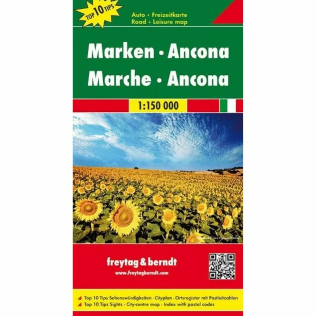 F&B MARKEN - ANCONA 1 : 150 000 - Straßenkarte^ Straßenkarten|Straßenkarten