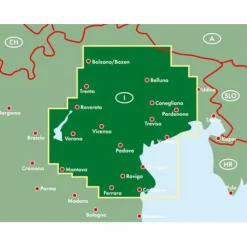 F&B VENETIEN - UDINE - VENEDIG - PADUA - Straßenkarte^ Straßenkarten|Straßenkarten