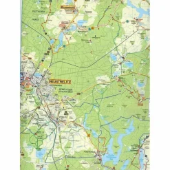 FELDBERGER SEEN, FÜRSTENBERG, LYCHEN UND UMGEBUNG - Wanderkarte^ Fahrradkarten|Wanderkarten Und Winterkarten