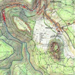FESTUNG KÖNIGSTEIN UND DIE TAFELBERGE - Wanderkarte^ Wanderkarten Und Winterkarten|Wanderkarten Und Winterkarten