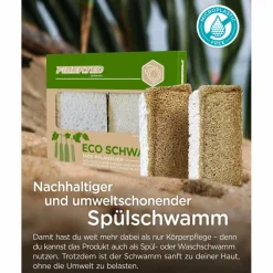 Fibertec ECO SPONGE - Abwaschzubehör^ Hygiene Und Körperpflege|Campingtöpfe Und Campinggeschirr