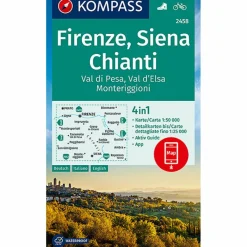Wanderkarten Und Winterkarten|Wanderkarten Und Winterkarten*FIRENZE, SIENA, CHIANTI 1:50 000 - Wanderkarte