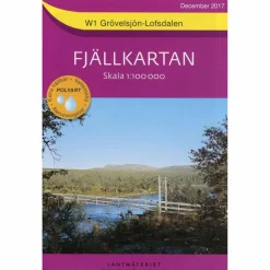 FJÄLLKARTAN 1 : 100 000 W1 GRÖVELSJÖN - LOFSDALEN - Wanderkarte^ Winterkarten|Wanderkarten Und Winterkarten