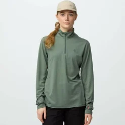 Fjällräven ABISKO DAY HIKE HALF ZIP W Damen - Funktionsshirt^Damen Funktionsunterwäsche|Shirts Und Tops