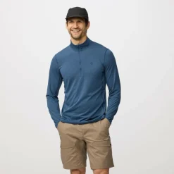 Herren Fjällräven Funktionsunterwäsche|Shirts Und Tops*ABISKO DAY HIKE HALF ZIP M Herren - Funktionsshirt