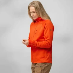 Damen Fjällräven Pullover Und Fleecepullover|Outdoorjacken*ABISKO GRID FLEECE HOODIE W Damen - Fleecejacke