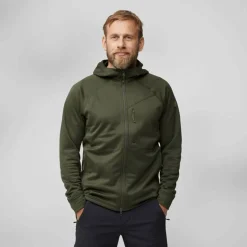 Herren Fjällräven Pullover Und Fleecepullover|Outdoorjacken*ABISKO GRID FLEECE HOODIE M Herren - Fleecejacke