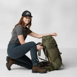 Damen Fjällräven Outdoorhosen*ABISKO TRAIL STRETCH TROUSERS W Damen - Trekkinghose