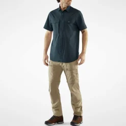 Fjällräven ABISKO TREKKING SHIRT SS M Herren - Outdoor Hemd^Herren Hemden