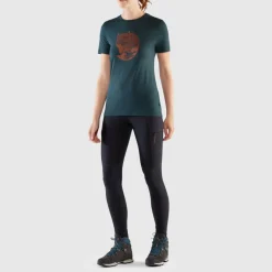 Damen Fjällräven Shirts Und Tops*ABISKO WOOL FOX SS W Damen - Funktionsshirt