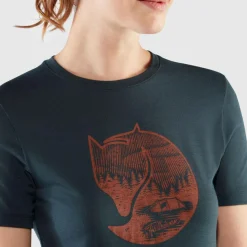 Damen Fjällräven Shirts Und Tops*ABISKO WOOL FOX SS W Damen - Funktionsshirt