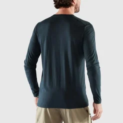 Herren Fjällräven Funktionsunterwäsche|Shirts Und Tops*ABISKO WOOL LS M Herren - Langarmshirt