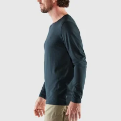 Herren Fjällräven Funktionsunterwäsche|Shirts Und Tops*ABISKO WOOL LS M Herren - Langarmshirt