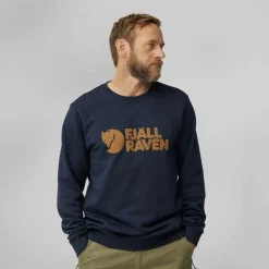 Fjällräven FJÄLLRÄVEN LOGO SWEATER M Herren - Sweatshirt^Herren Pullover Und Fleecepullover