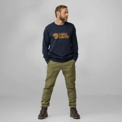 Fjällräven FJÄLLRÄVEN LOGO SWEATER M Herren - Sweatshirt^Herren Pullover Und Fleecepullover